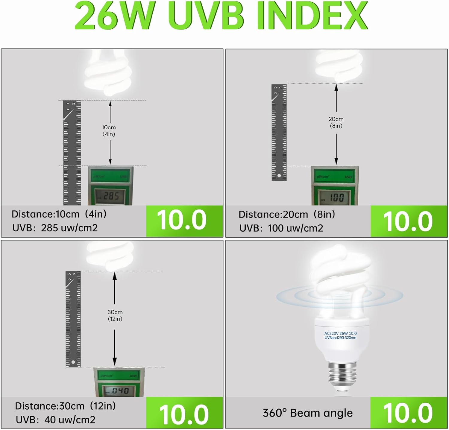 UVB 5.0 10.0 파충류 히팅 램프 13W /26 - Ceramic Heat Emitter 리뷰 및 가격
