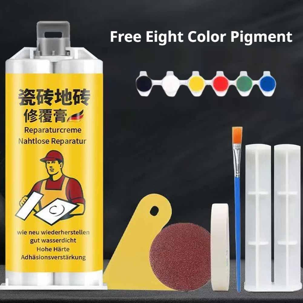 8가지 색상의 안료가 포함된 타일 보수 페이스트 키트( - Ceramic Tile Floor 리뷰 및 가격
