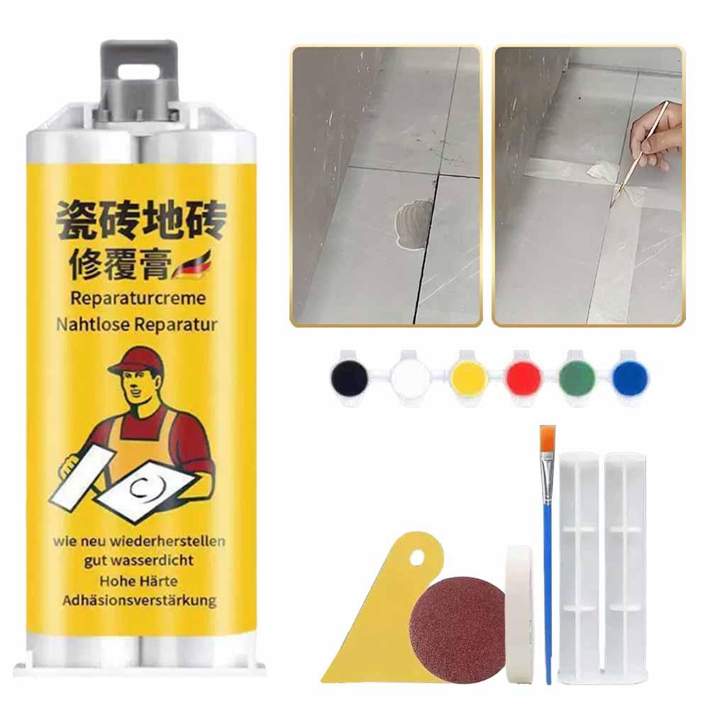 8가지 색상의 안료가 포함된 타일 보수 페이스트 키트( - Ceramic Tile Floor 리뷰 및 가격