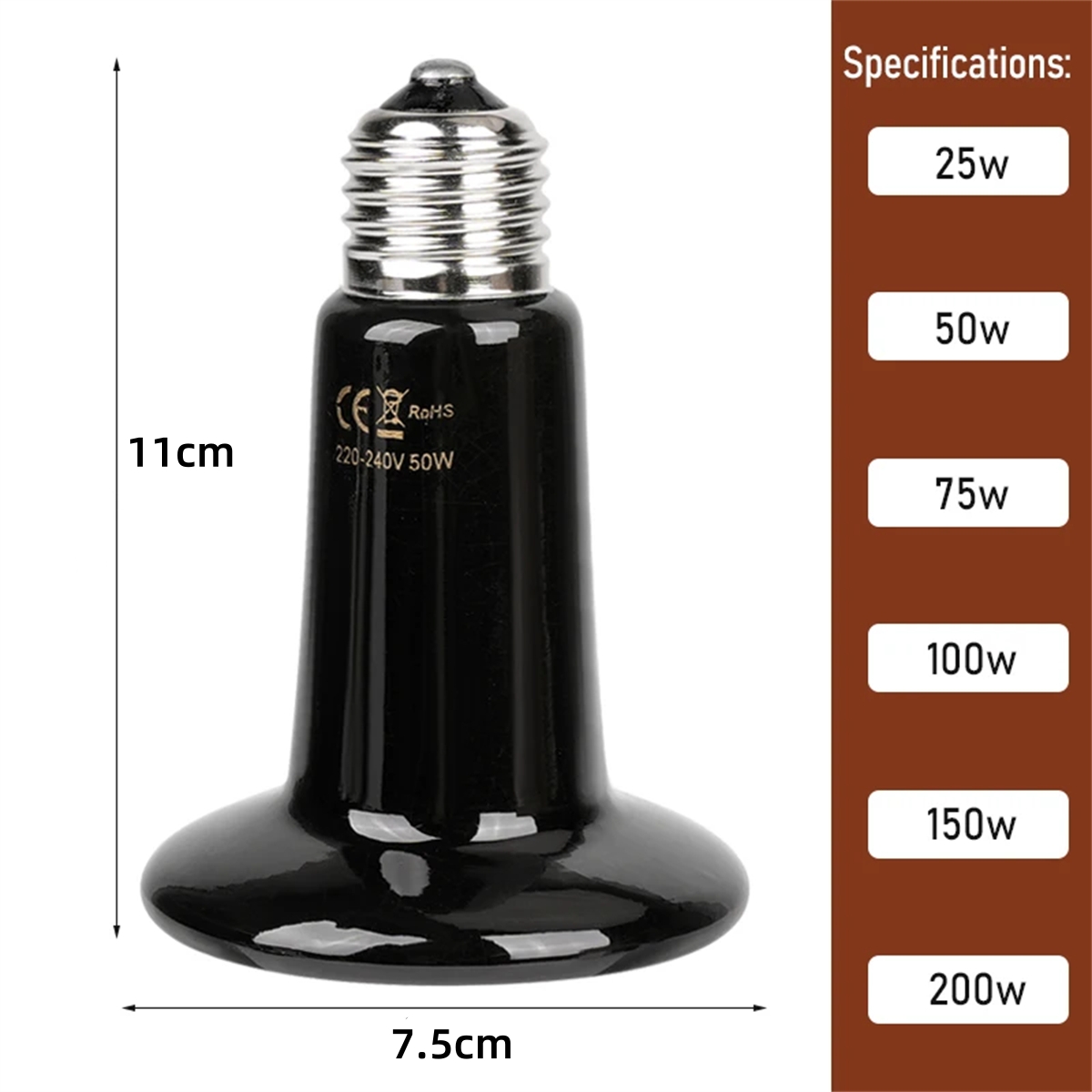 4개입 220-240V 파충류 애완동물용 세라믹 히팅  - Ceramic Heat Emitter 리뷰 및 가격